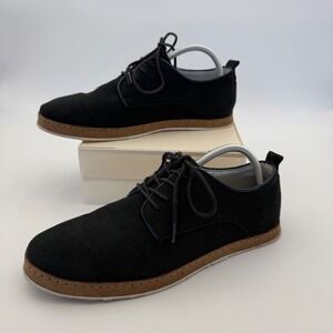 Pajar‎ Canada Mens Black Knit Derby Lace Up Oxford Shoes Size 10-10.5 Euro 43